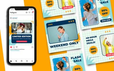 Fashion Sale Instagram Post Template 370