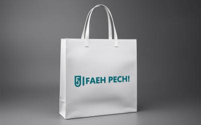White shopping bag mockup | shopping bag mockup | bag mockup