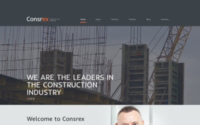Адаптивная тема WordPress для строительных компаний