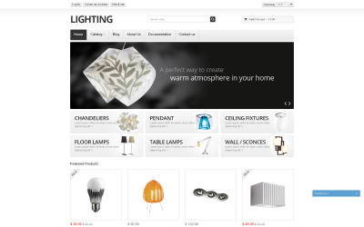 Illuminazione a tema Shopify