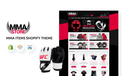 MMA Items Sports Store Shopify-tema