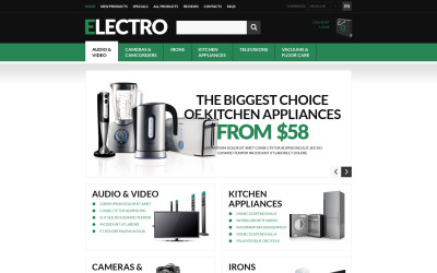 Modelo inovador do ZenCart para eletrodomésticos