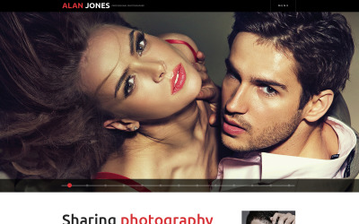 Šablona webových stránek Responsive Photographer Portfolio