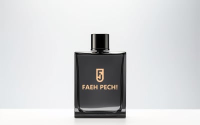 Black Perfume bottle mockup | Black Perfume mockup | Perfume mockup