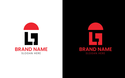 Letter LG or GT company logo-873