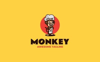 Monkey Mascot Cartoon Logo 65