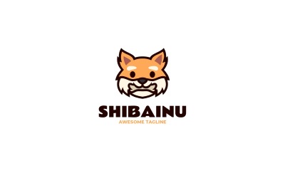 Shibainu Simple Mascot Logo