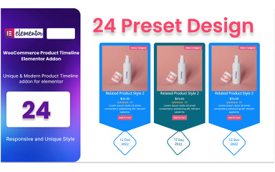 Plugin WordPress de cronograma de produtos WooCommerce para Elementor