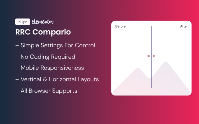RRC Compario – WordPress Before After Image Comparison Plugin for Elementor