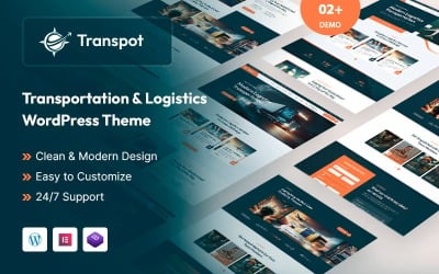 Transpot – тема WordPress для транспорту та логістики