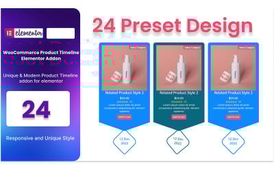 WooCommerce Product Timeline WordPress Plugin For Elementor