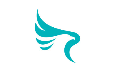 Adler-Logo-Symbol-Design, Vektorillustration V2