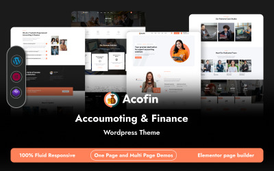 Acofin - Tema de WordPress para contabilidad y finanzas