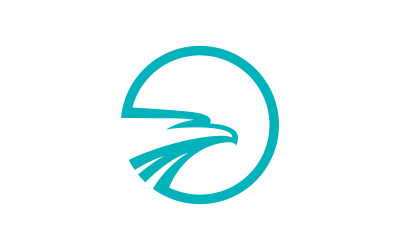 Adler-Logo-Symbol-Design, Vektorillustration V7