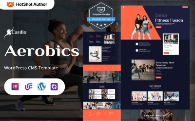 Cardio - Thème WordPress Elementor pour entraînements aérobic et gym