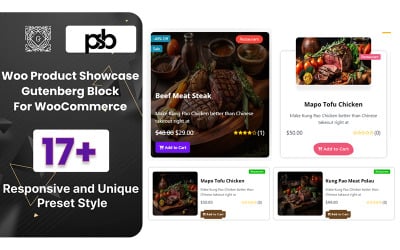 Gutenberg İçin WooCommerce Ürün Vitrini Bloğu WordPress Eklentisi