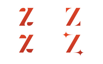 Letter Z logo vector template. design Creative Z Letter initial logo V14