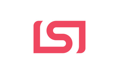 Modello vettoriale del logo della lettera S. Design creativo del logo iniziale della lettera S V12
