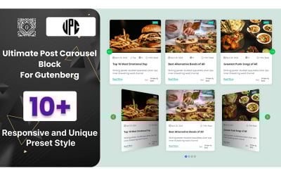适用于 Gutenberg 的帖子轮播阻止 WordPress 插件
