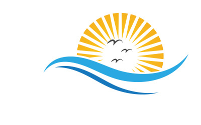 Dynamic Water wave icon vector illustration design logo v.35