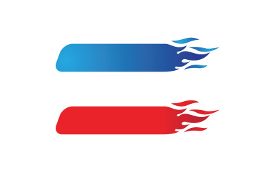 Flames Logo icon illustration vector design template v.16