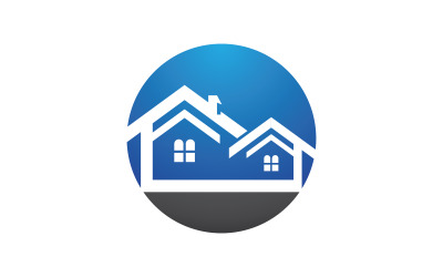 Home industrial Property concept icon logo illustration vv.146