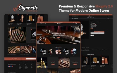Cigarrito – Premium cigaretter och röktillbehör Shopify-tema