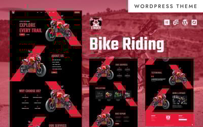 X Rider - Biking &amp;amp; Motorcycle Club WooCommerce Elementor téma