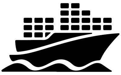 A logo for River Courier illustration