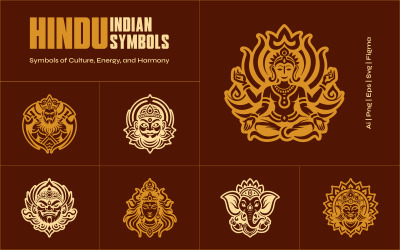 Indian Hindu Symbols and signs