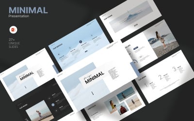 La mejor plantilla de presentación de PowerPoint minimalista