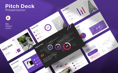 Layout della presentazione PowerPoint di Pitch Deck