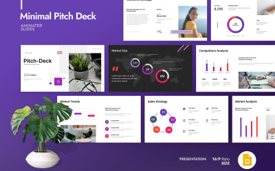 The Pitch Deck Google Slide Presentation Layout