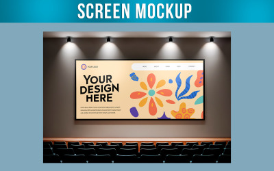 a Auditorium Screen Mockup