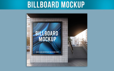 Realistic Billboard Mockup