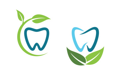 Modello di progettazione vettoriale dell&amp;#39;icona del logo per l&amp;#39;assistenza medica odontoiatrica v.45