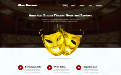 Duyarlı Tiyatro WordPress Teması