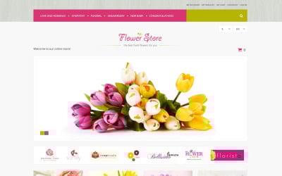 Floristerías Ofrendas Tema Magento