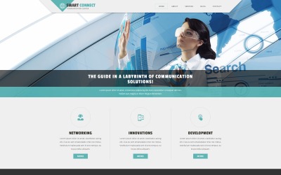 "Fournisseur des services de communication" thème Joomla adaptatif #51272