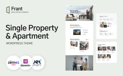 Frant – WordPress-Theme für Einzelimmobilien und Wohnungen