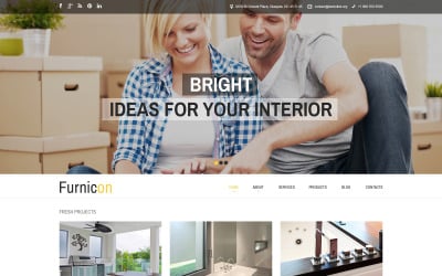 Interior Design Responsive Drupal Template