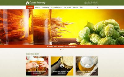 Plantilla Joomla "Curtis Brewery" #51216