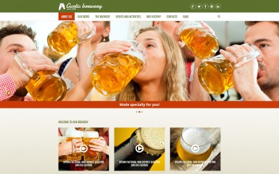 Responsive Curtis Brewery Joomla #51216