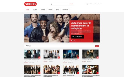 Reszponzív Video Stock Joomla sablon 51274