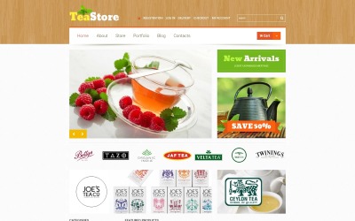 Tema WooCommerce "Tea Ceremony" #51202