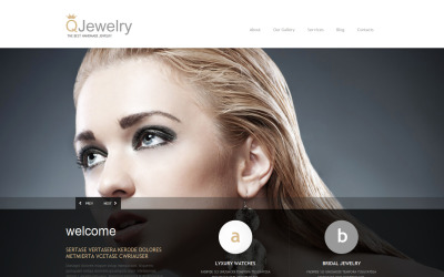 Tema WordPress Flexível para Sites de Joias №51298