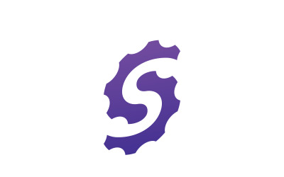 Mechanikus fogaskerék embléma sablon tervezése Vector Element v5