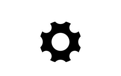 Mechanikus fogaskerék embléma sablon tervezése Vector Element v6