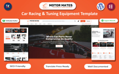 Motor Mates – autóverseny- és tuningfelszerelés WooCommerce sablon