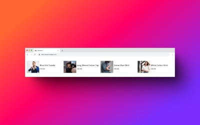 Posouvání produktů – responzivní sekce Shopify